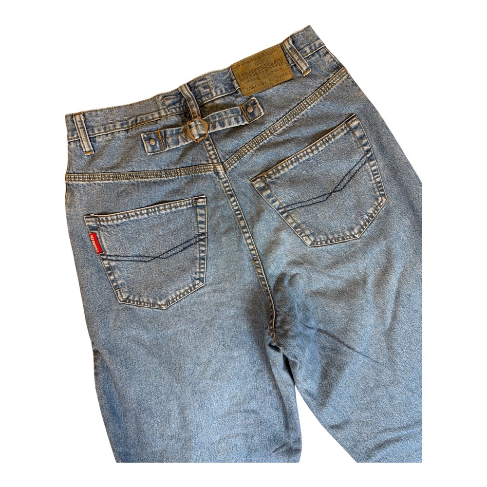 Unionbay denim jeans vintage 90's Cinch Back High Rise Sz 11 100% Cotton